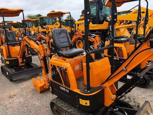 2019 UHI MACHINERY MINI EXCAVATOR UME10 950KG WITH 6 BUCKETS