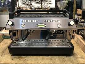 LA MARZOCCO GB5 2 GROUP BLACK ESPRESSO COFFEE MACHINE - picture0' - Click to enlarge