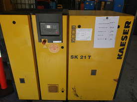 Kaeser SK21T Air Compressor with integrated dryer - picture0' - Click to enlarge