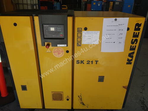 Kaeser SK21T Air Compressor with integrated dryer