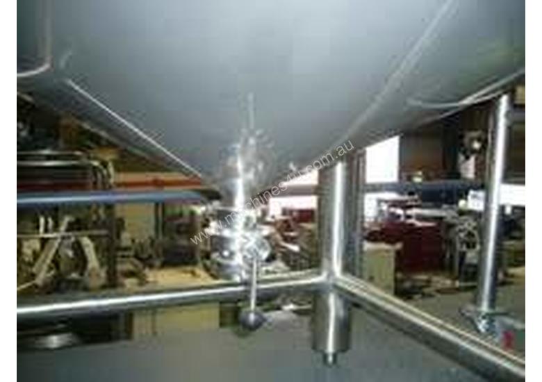 caption NEW 1000L Holding Tank (conical bottom, lids & 2