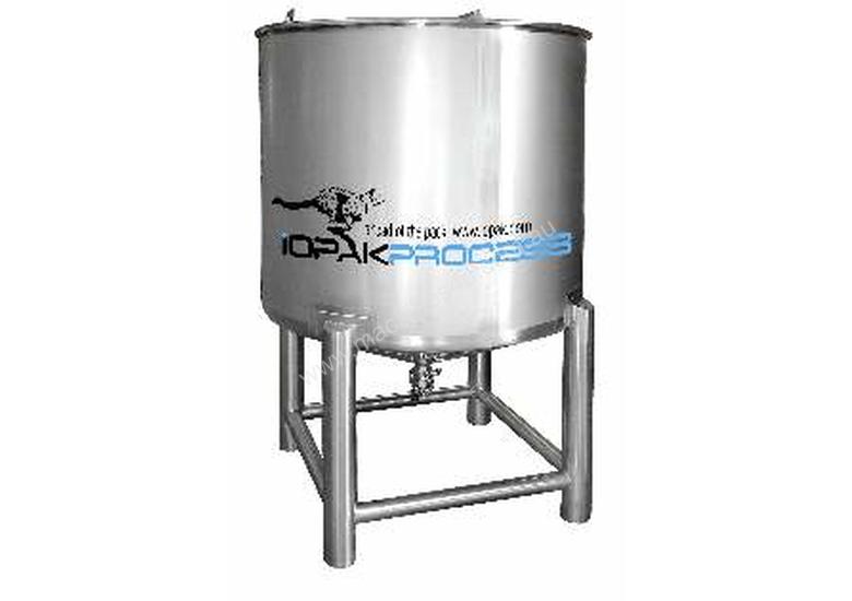 caption NEW 1000L Holding Tank (conical bottom, lids & 2