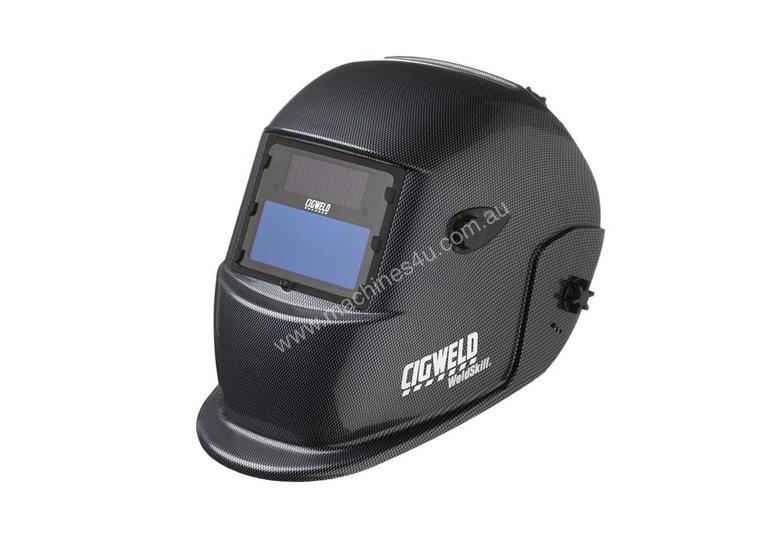 caption Auto darking welding helmet