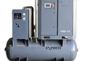 Screw Compressor Package 11kW (15HP) with tank and dryer (60 cfm)