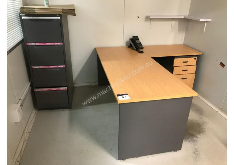 Used Unknown Assorted Office Furniture Stainless Steel Cabinet In