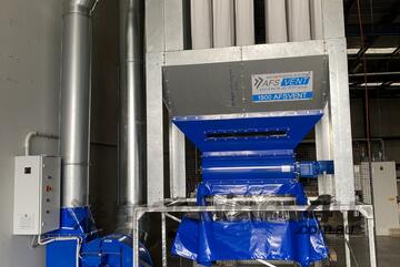 Blue vent Dust Extractor System