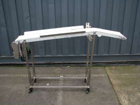 Stainless Steel Motorised Food Grade Belt Conveyor - 1.5m long - picture0' - Click to enlarge