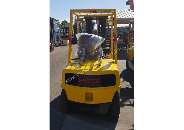 caption Hyster 3000kg LPG Forklift with 4615mm Three Stage Container Mast