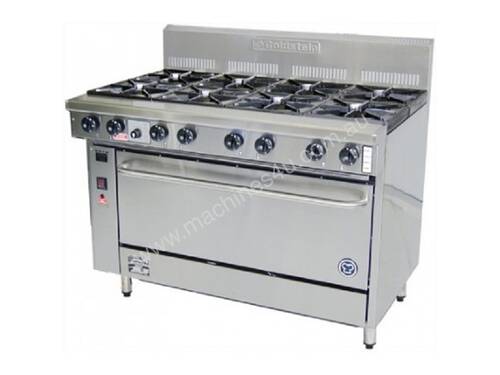 Goldstein PF828 - 8 Gas Burner With Oven