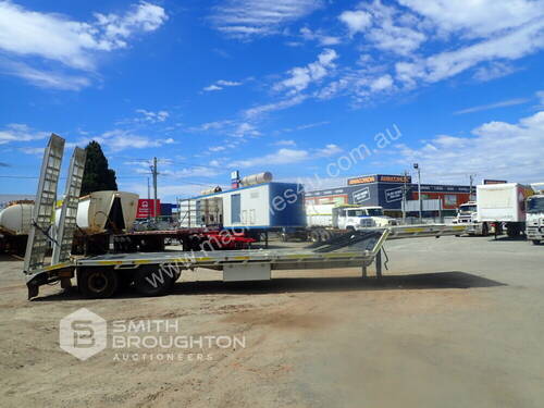 1977 CUSTOM BUILT TANDEM AXLE DROP DECK TRAILER