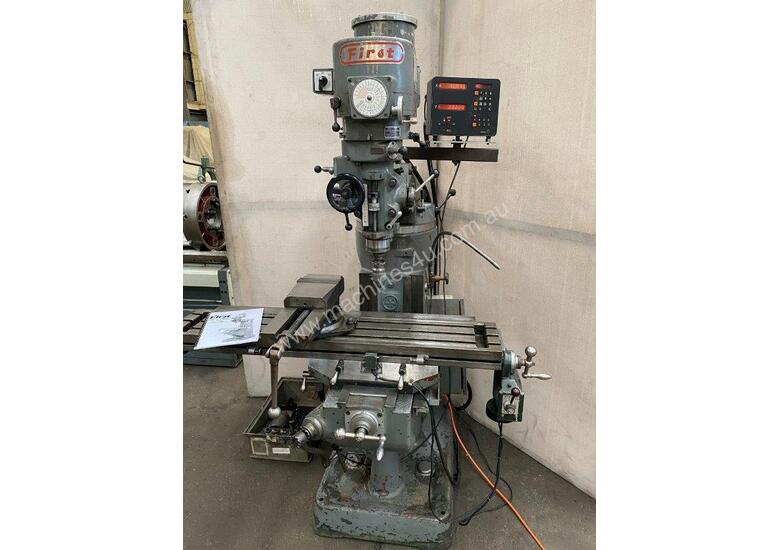 Used First First LC1 5VS Milling Machine with DRO and tooling Vertical