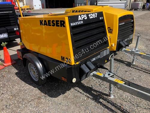 2018 Kaeser M31 Portable Diesel Air Compressor - 110cfm - 172 Hours