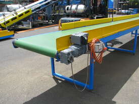 Large Motorised Variable Speed Belt Conveyor - 10m long - picture1' - Click to enlarge