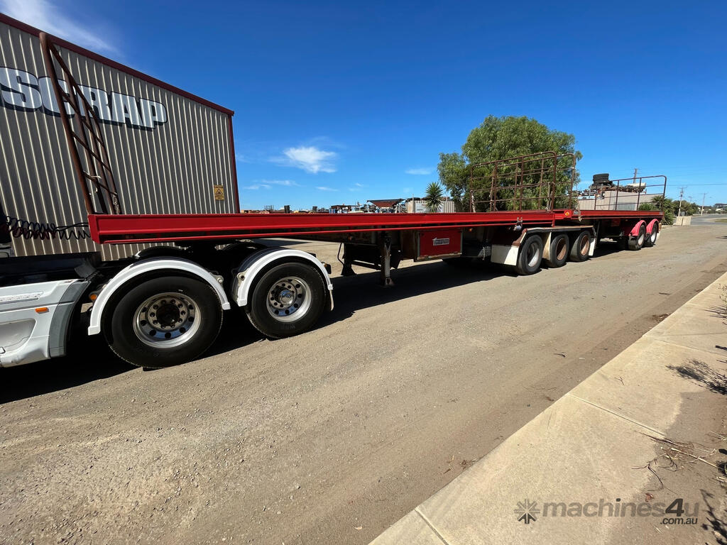 Buy Used Fruehauf Fruehauf B D Combination Flat Top Trailer Flat Top Trailer In Listed