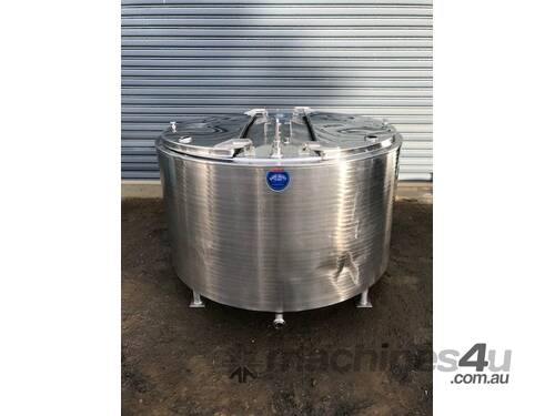 1,400ltr Jacketed Stainless Steel Tank