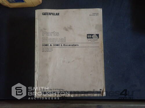 CATERPILLAR 330C EXCAVATOR SERVICE & PARTS MANUALS