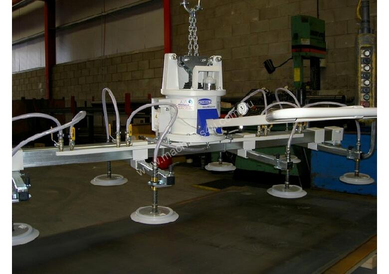 caption VacuMaster ECO for handling & loading sheet steel.