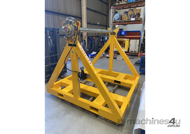 caption Cable Drum Stand Up to 12000 KG - Model CDST12000, Built Tough & Designed to Last!