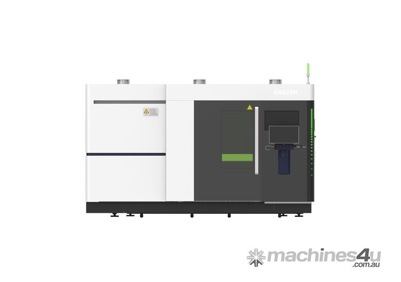 caption * LIMITED TIME PROMOTIONAL OFFER * HSG 8025H 10kW Fiber Laser Cutting Machine