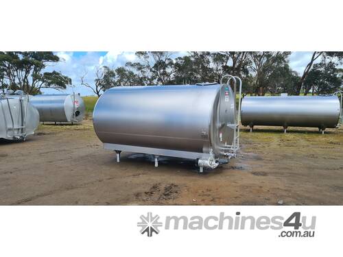 STAINLESS STEEL TANK, MILK VAT 7700lt