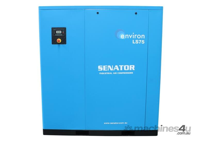 caption CVA Compressors - New Senator Rotary Screw Air Compressor LS75 - 75kw - 435cfm