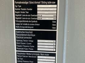 Altendorf panel saw - picture1' - Click to enlarge