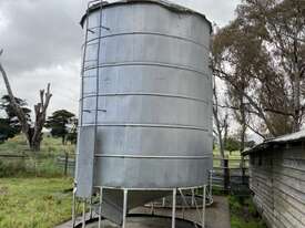 Grain Silo, Stainless Steel 
Port Hole To Bottom and 2x Port Hole to Top, Ladder, Side Chute, 
Diame - picture1' - Click to enlarge