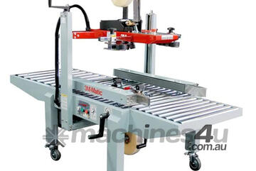 Packserv Top & Bottom Case Sealer Side Drive Lightweight * 3 taping heads *