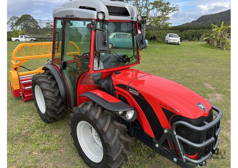caption Antonio Carraro Infinity Cab Tractor (with Options) Engineered for Precision & Slope Stability