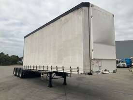 2010 Vawdrey VBS3 Tri Axle Flat Top Curtainsider A Trailer - picture0' - Click to enlarge