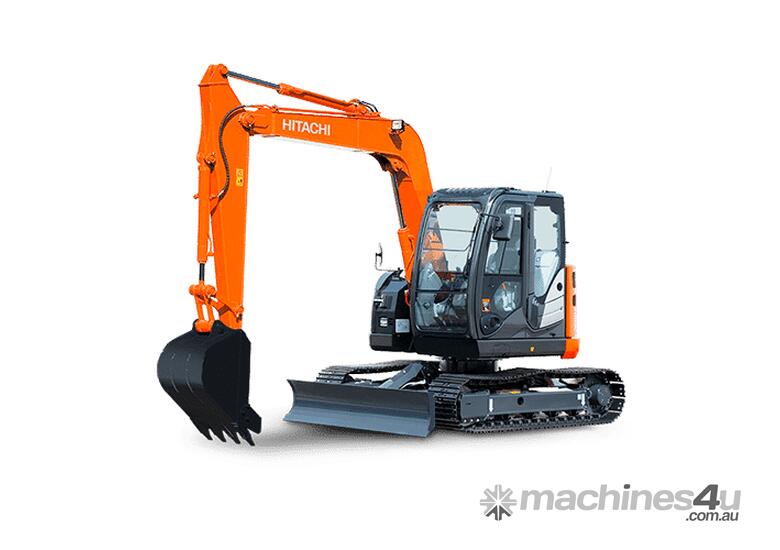 caption Hitachi ZX75US-5 Excavator