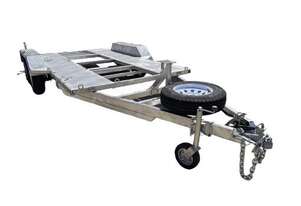 16x6.6 Beaver Tail Car Carrier Trailer Heavy Duty 3500KG ATM With Ramps BIGMAN TRAILER