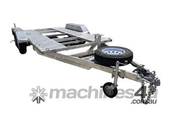 16x6.6 Beaver Tail Car Carrier Trailer Heavy Duty 3500KG ATM With Ramps BIGMAN TRAILER