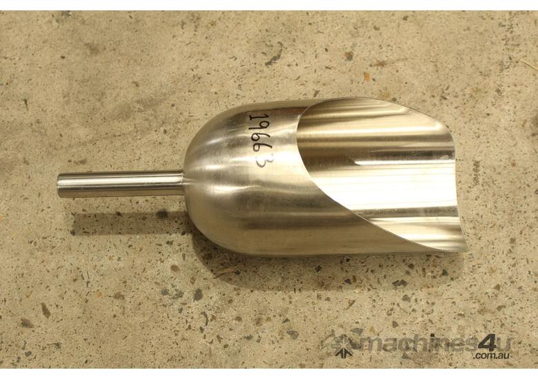 caption Stainless Steel Scoop.