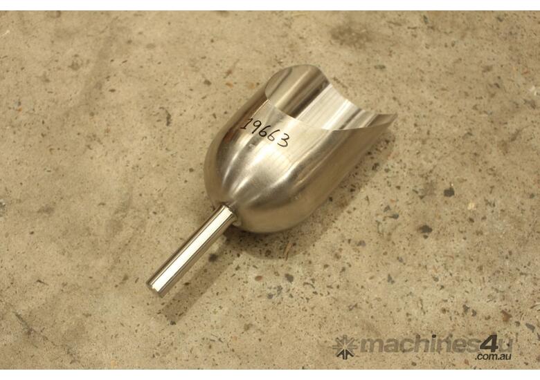 caption Stainless Steel Scoop.
