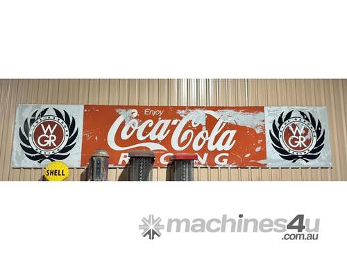 Used WAYNE GARDNER RACING COCA COLA SIGN WAYNE GARDNER RACING COCA COLA ...