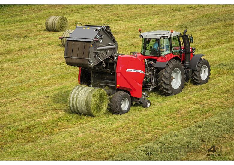 caption Hay Baler: Massey Ferguson RB 4180V - Variable Chamber