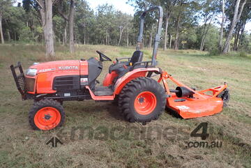 Kubota   tractor with slasher