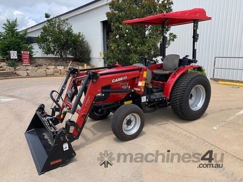 caption 2023 CASE IH Farmall 35B with Canopy+ Factory Warranty + Loader & 4 in 1 Bucket!