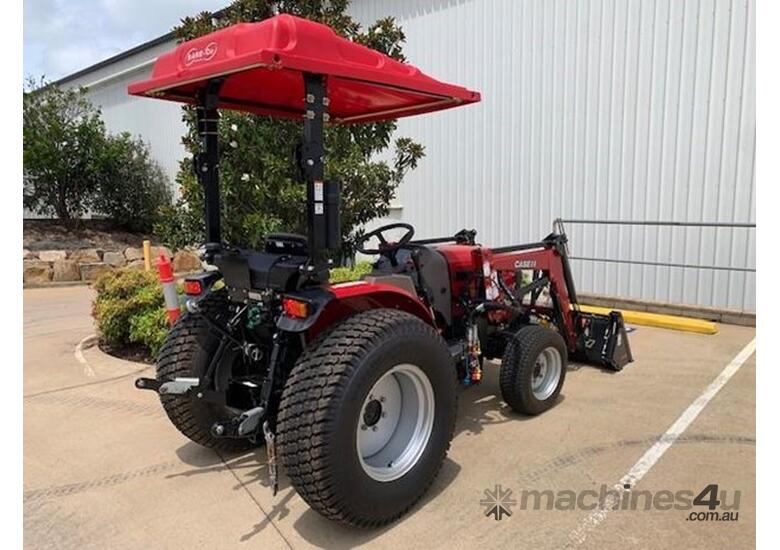 caption 2023 CASE IH Farmall 35B with Canopy+ Factory Warranty + Loader & 4 in 1 Bucket!
