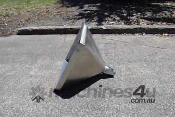 Small Stainless Steel Hopper - 500 x 500mm Opening