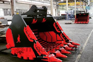 Roo Attachments Rock Bucket to Suit 50T Excavator