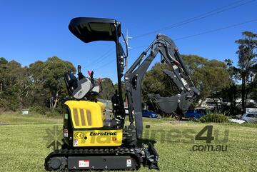   2025 High Spec Eurotrac 1.2T Mini Excavator