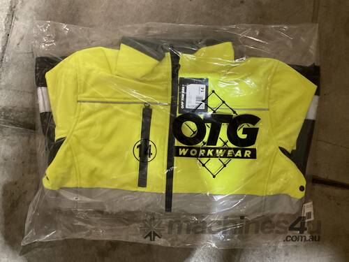 caption 3x Boxes OTG Soft Shell Yellow Jackets