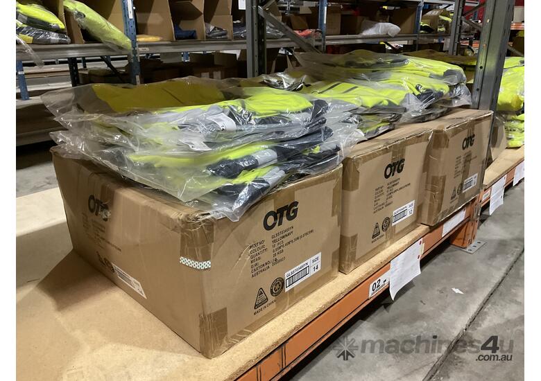 caption 3x Boxes OTG Soft Shell Yellow Jackets