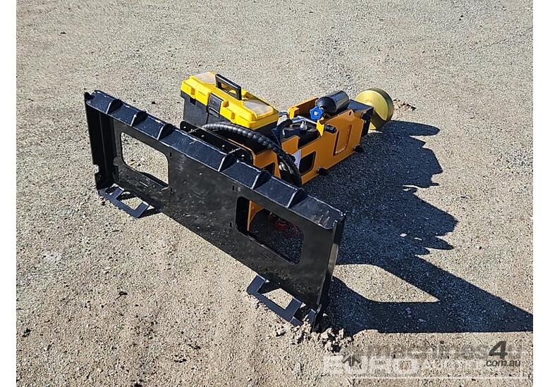 caption Unused Captok Post Driver To Suit Skidsteer Loader