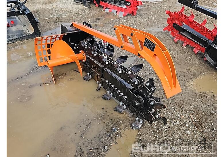 caption Unused Captok Trencher to suit Mini Skidsteer Loader