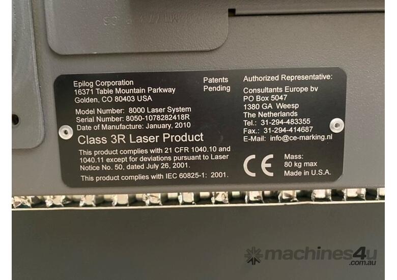 caption Epilog Helix Laser Engraver / Cutter / Marker