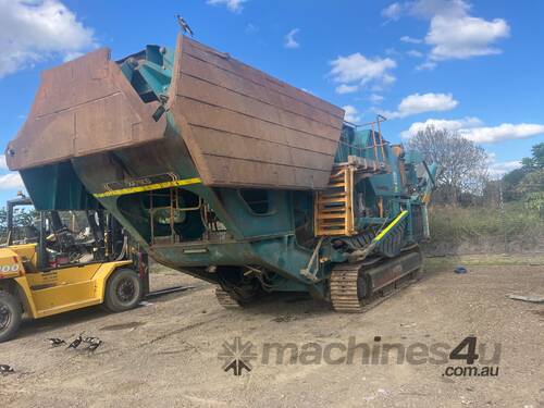 caption 2012 Powerscreen XA750S Jaw Crusher (Steel Tracked)