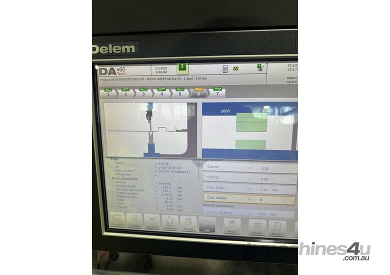 Yawei 110ton 7 axis Brake press 